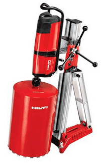 liela diametra hilti urbis ar dimanta kroni